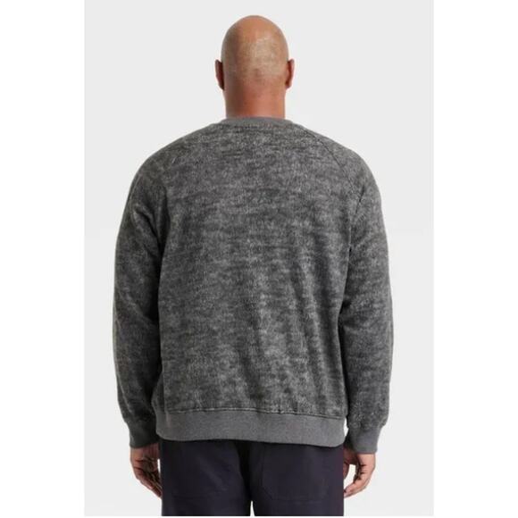 Houston White Crewneck Pullover Sweater Mens Gray Size XXL New - Picture 3 of 4